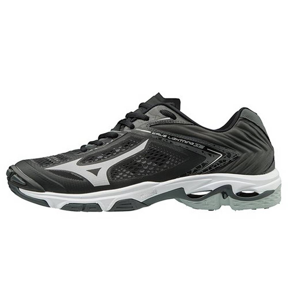 Tenis Para Voleibol Mizuno Wave Lightning Z5 Para Hombre Negros/Plateados 9168354-DG